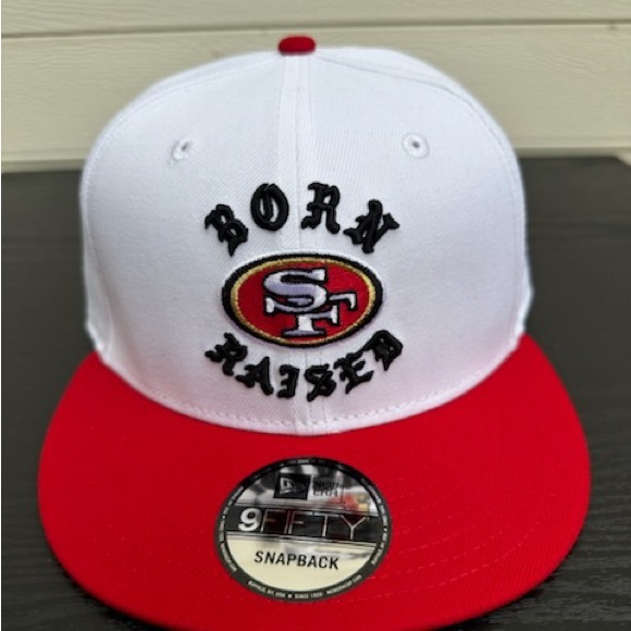 BORN X RAISED 49ERS SNAPBACK